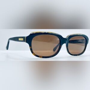 Corrine McCormack Marlena Brown Blue Oval Sunglasses Frames Only